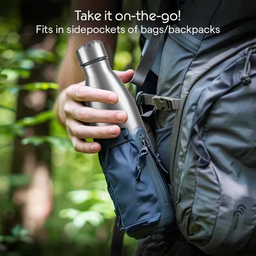 Borosil Bolt Single Wall Stainless Steel Bottle 1L
