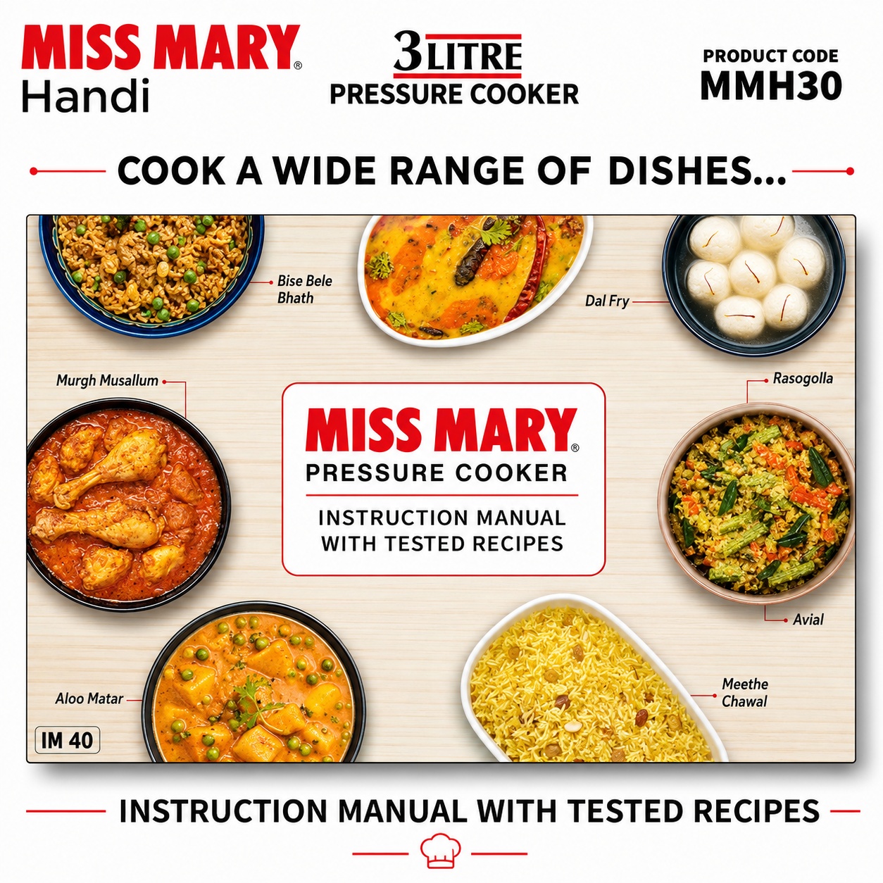 Hawkins Miss Mary Handi 3 L Pressure Cooker