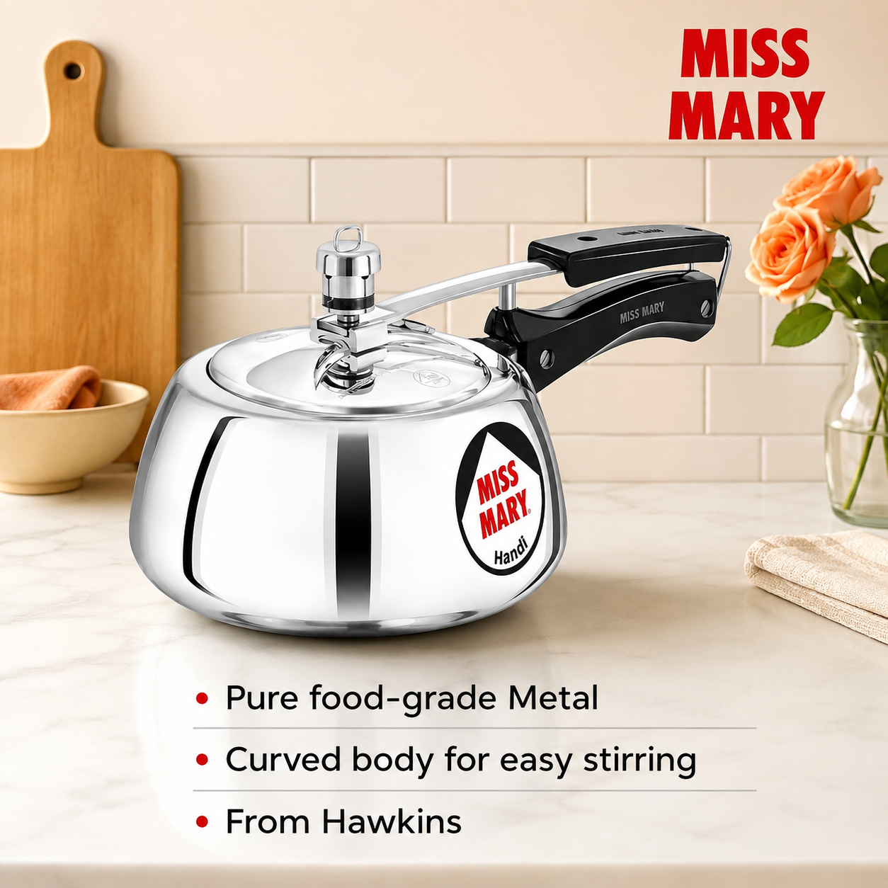 Hawkins Miss Mary Handi 3 L Pressure Cooker