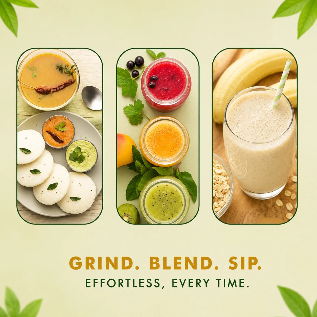 Sujata MG03 Mixer Grinder – 1000W with 4 Jars & Coconut Milk Extractor