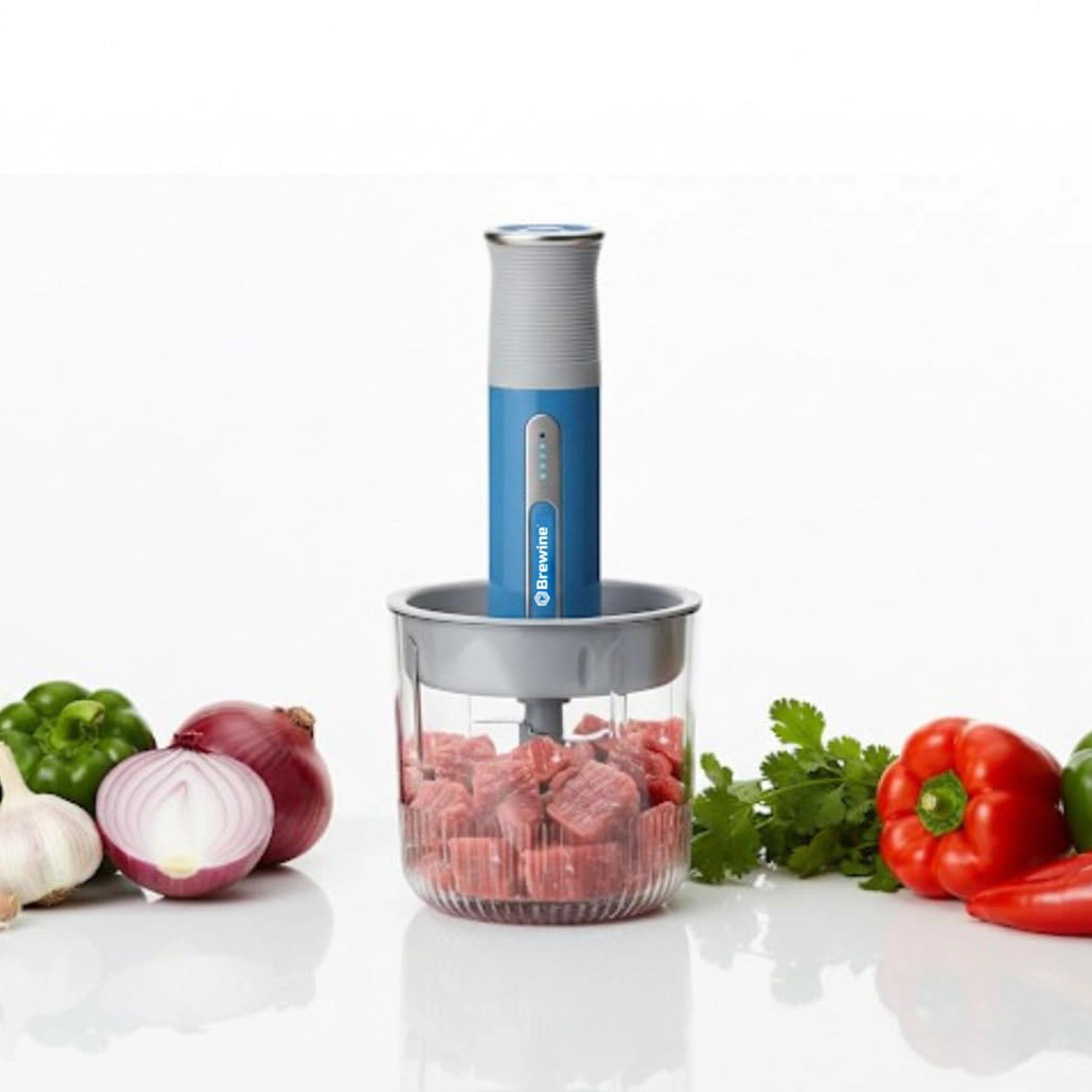 Brewine Garlic Peeler & Vegetable Chopper | Rechargeable