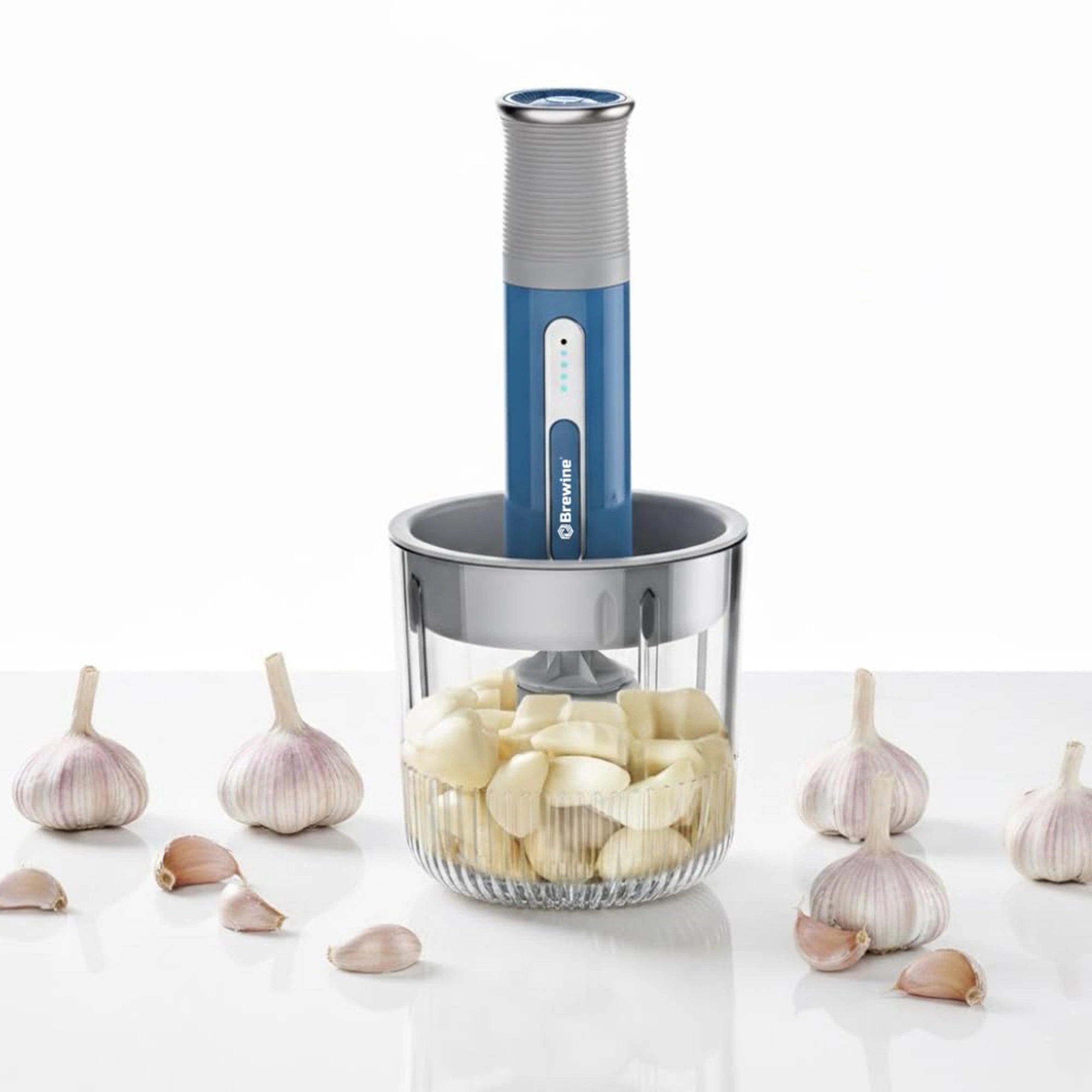Brewine Garlic Peeler & Vegetable Chopper | Rechargeable