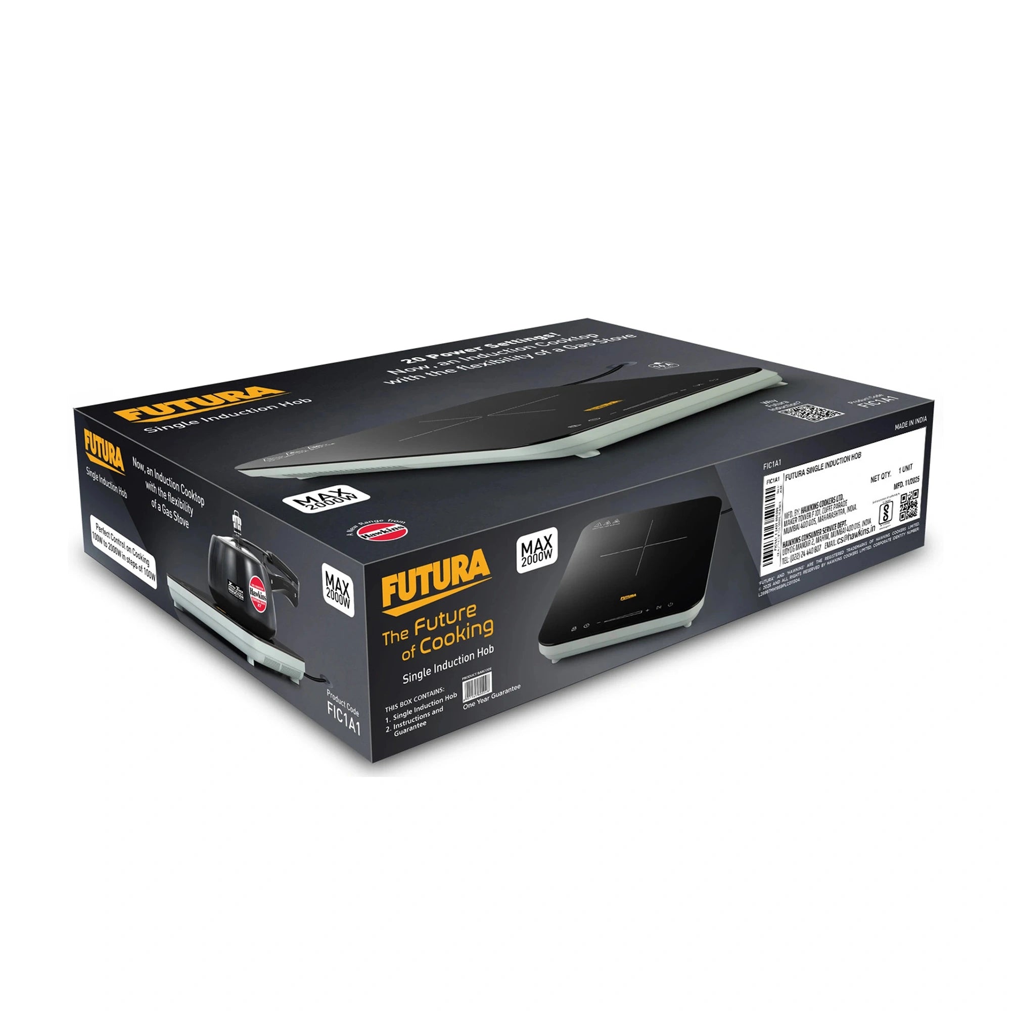 Hawkins Futura FIC1A1 2000W Induction Hob | Buy Online