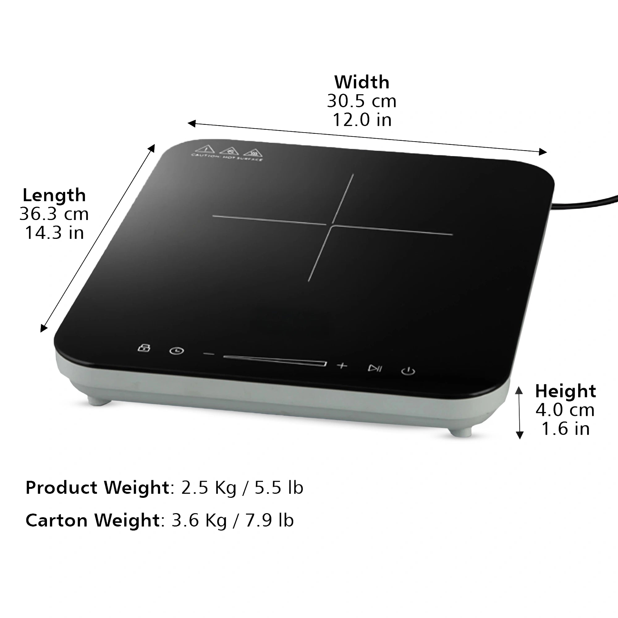 Hawkins Futura FIC1A1 2000W Induction Hob | Buy Online