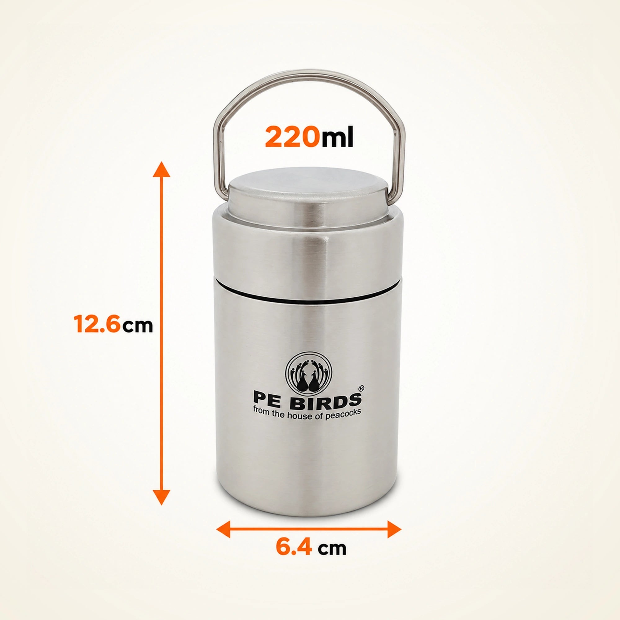PE BIRDS Flow Sambar Jar | Available in 3 Sizes – 180ml, 220ml & 300ml