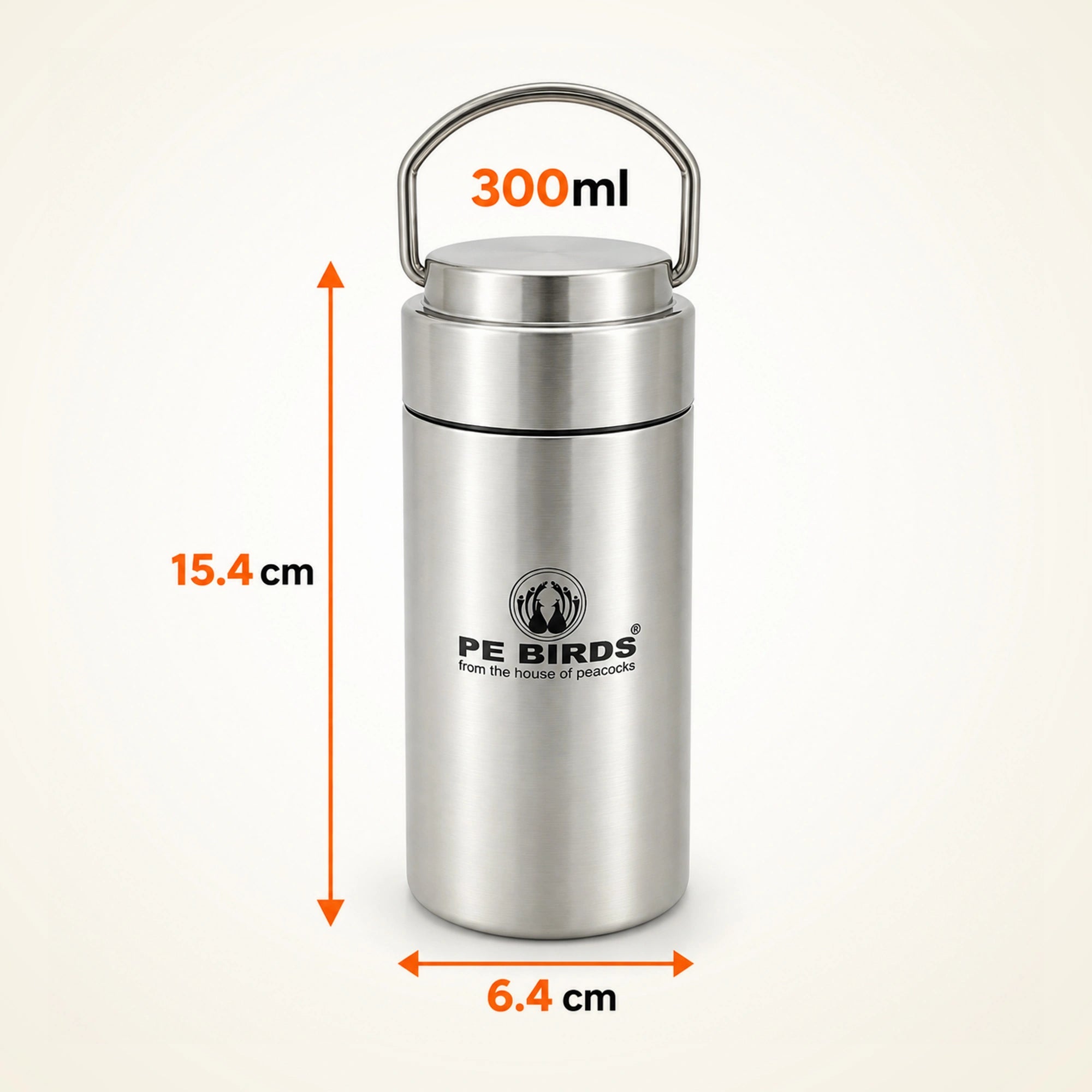 PE BIRDS Flow Sambar Jar | Available in 3 Sizes – 180ml, 220ml & 300ml