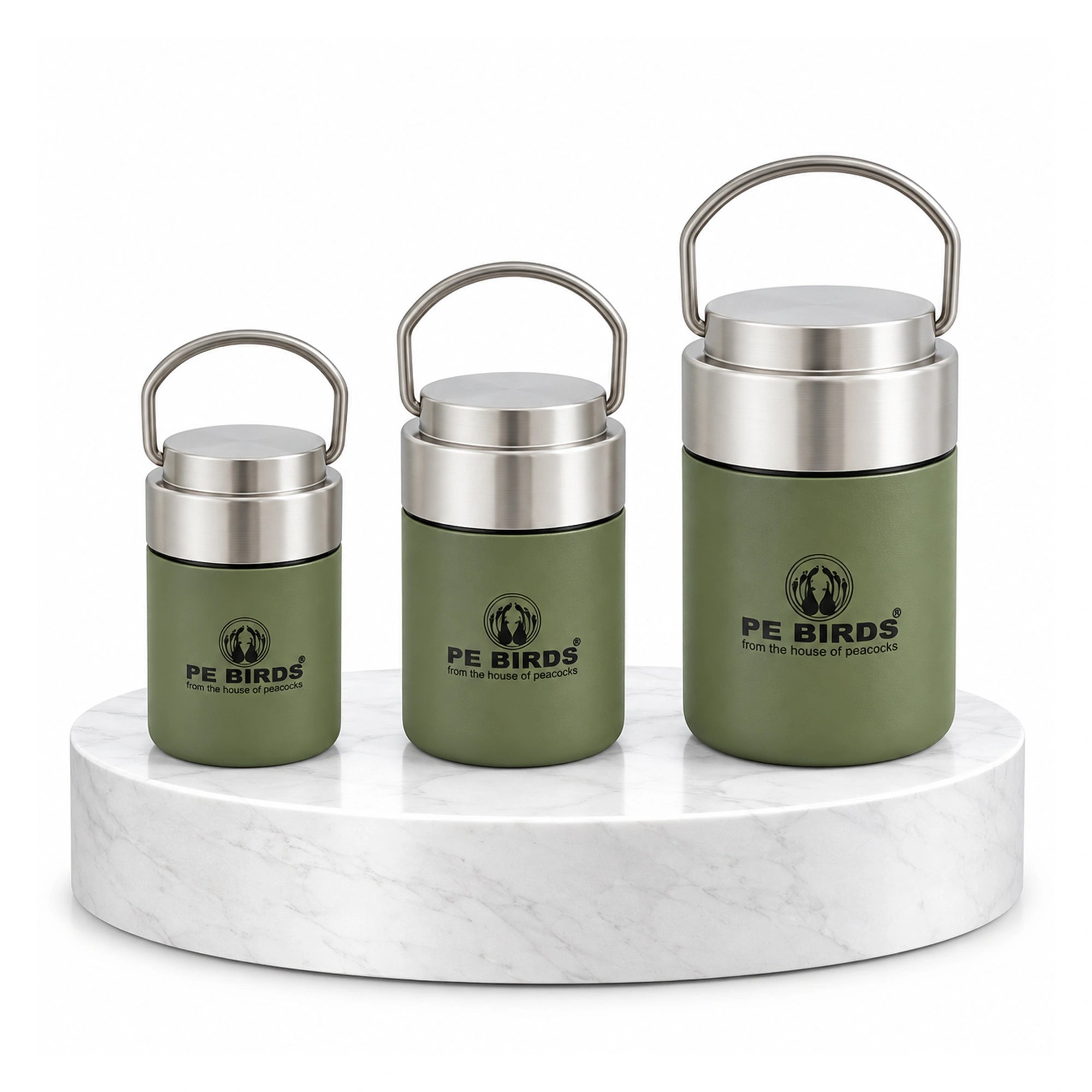 PE BIRDS Flow Sambar Jar | Available in 3 Sizes – 180ml, 220ml & 300ml