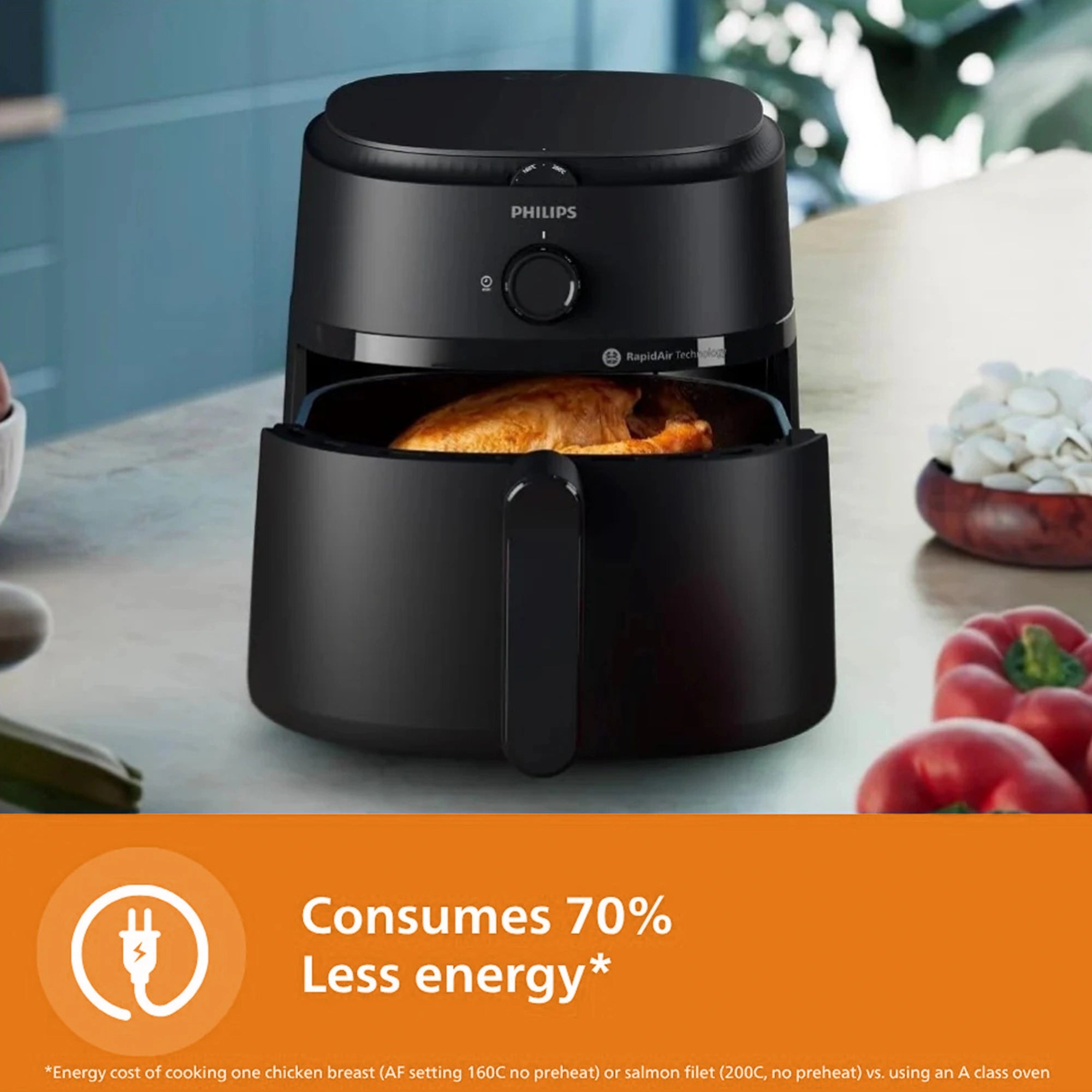Philips NA120/00 4.2L Airfryer 1500W | Rapid Air