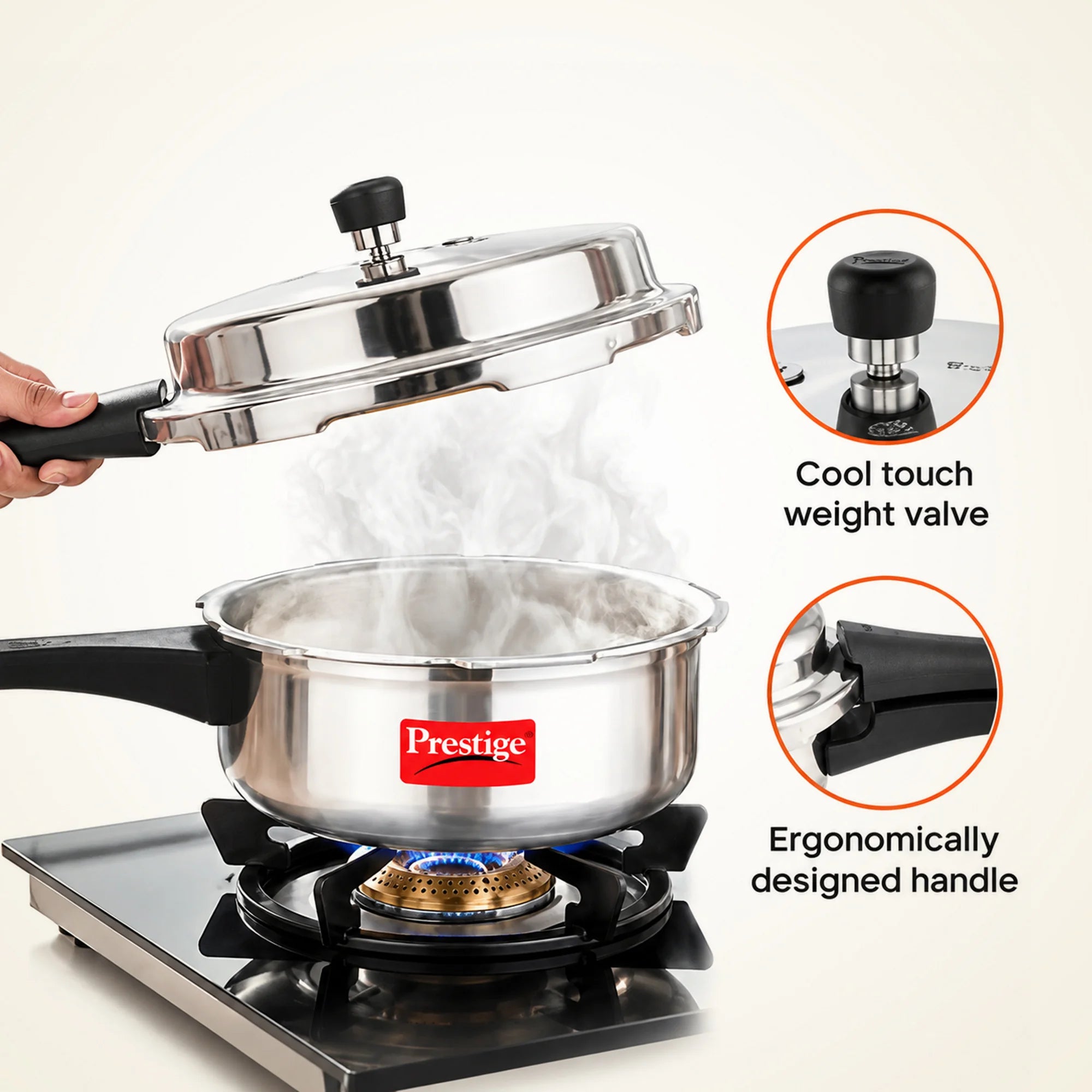 Prestige Popular Svachh 3L Aluminium Pressure Cooker | Buy Online