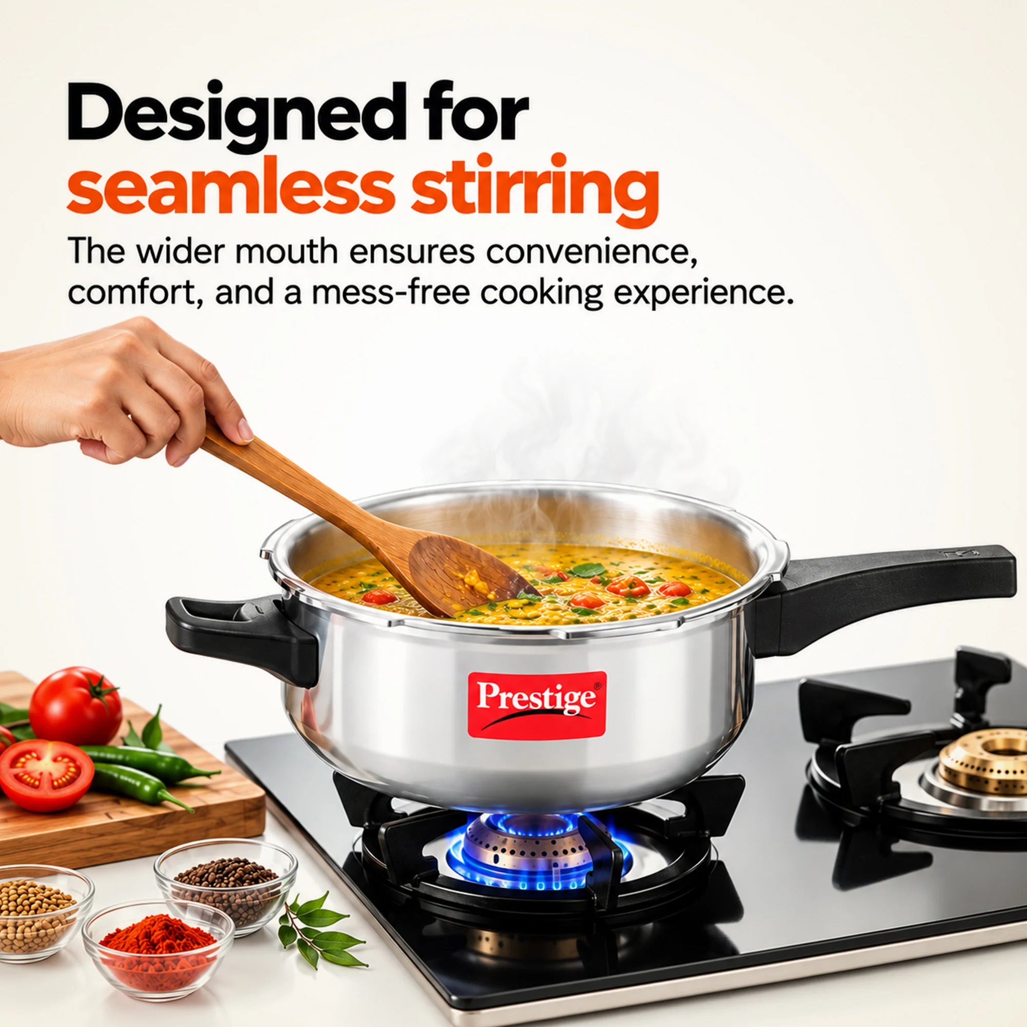 Prestige Popular Svachh 3L Aluminium Pressure Cooker | Buy Online