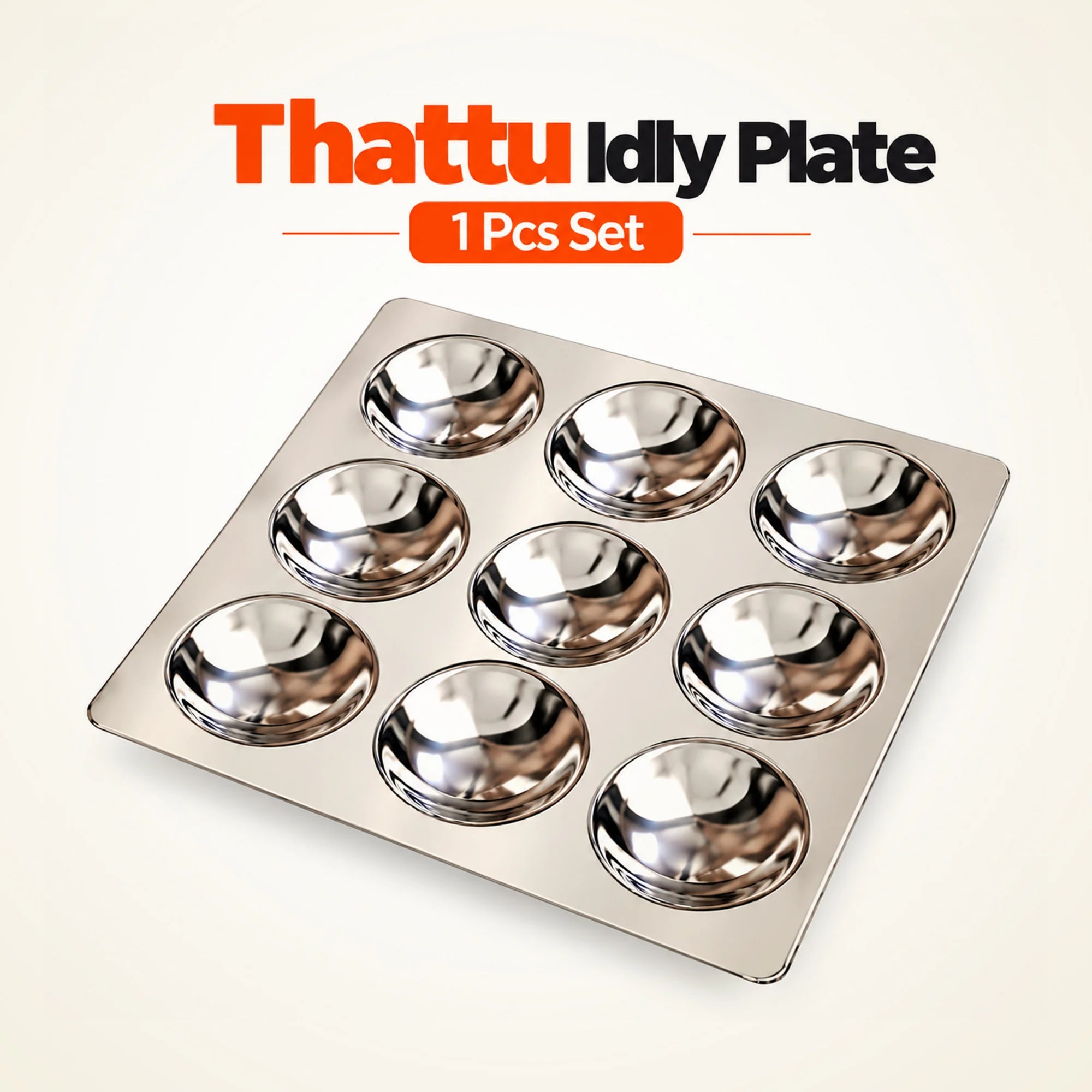 BUVAR Granny Stainless Steel Idli Steamer | 6 Plates