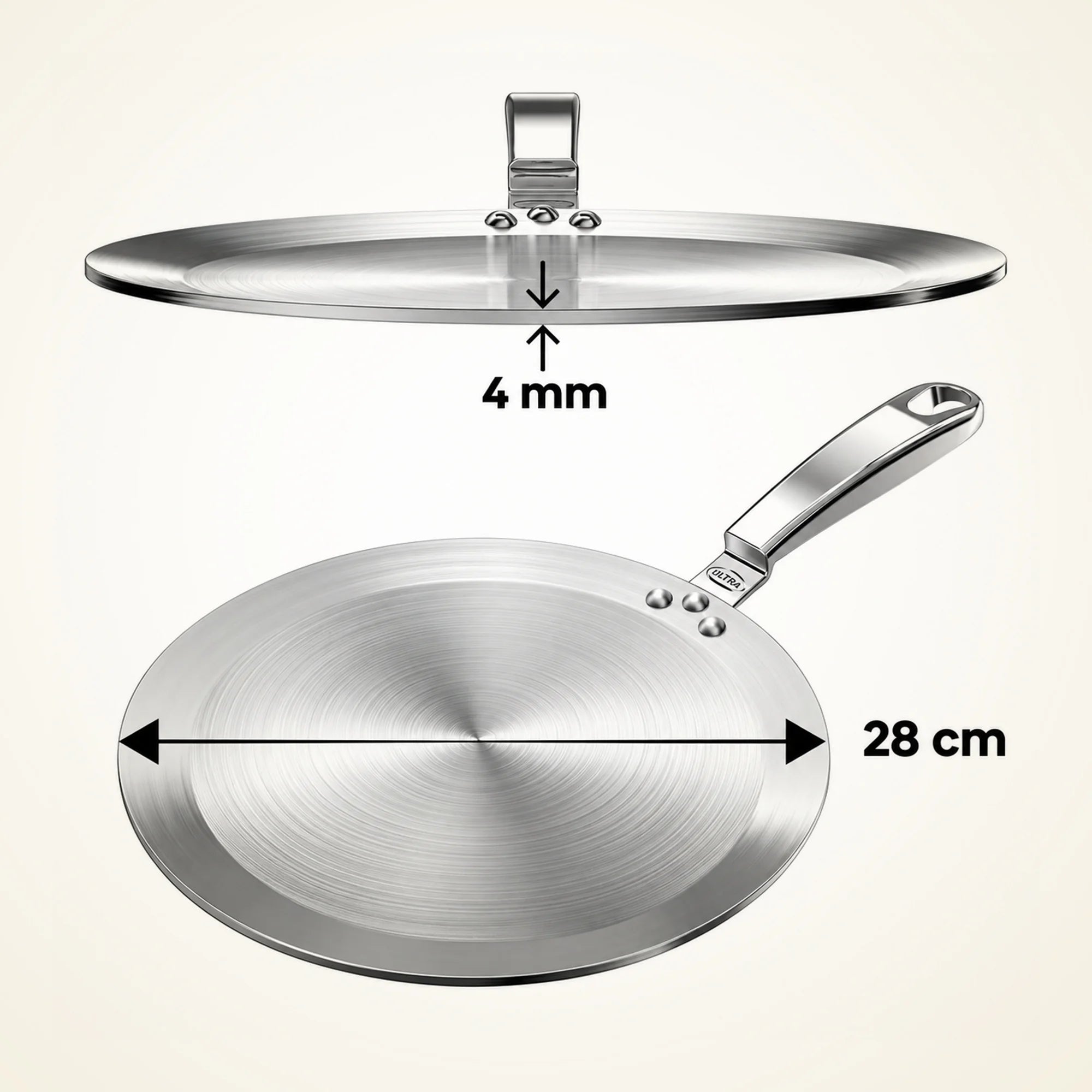 ULTRA Triply Dosa Roti Tawa 28cm | Buy Online