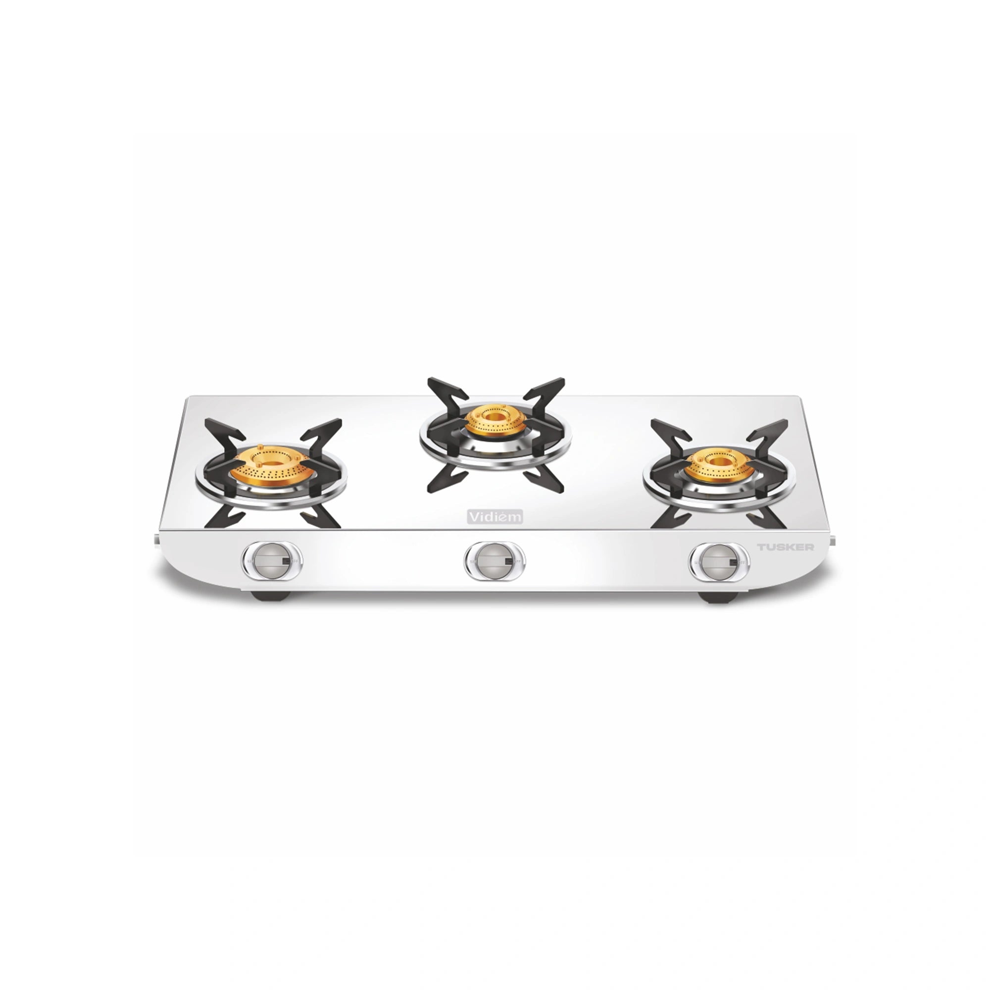 Vidiem Tusker 3 Burner Gas Stove | Eswaran Appliances