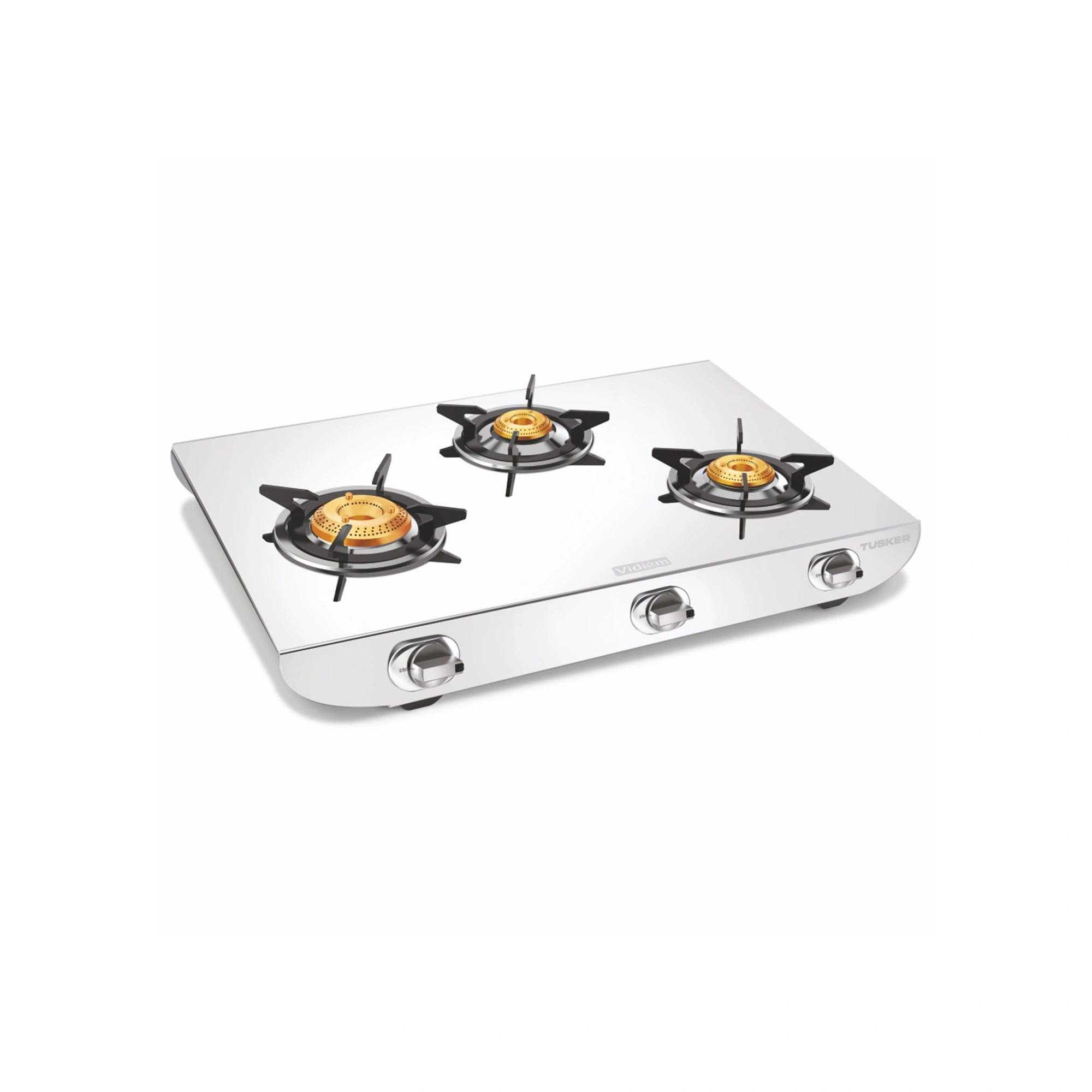 Vidiem Tusker 3 Burner Gas Stove | Eswaran Appliances