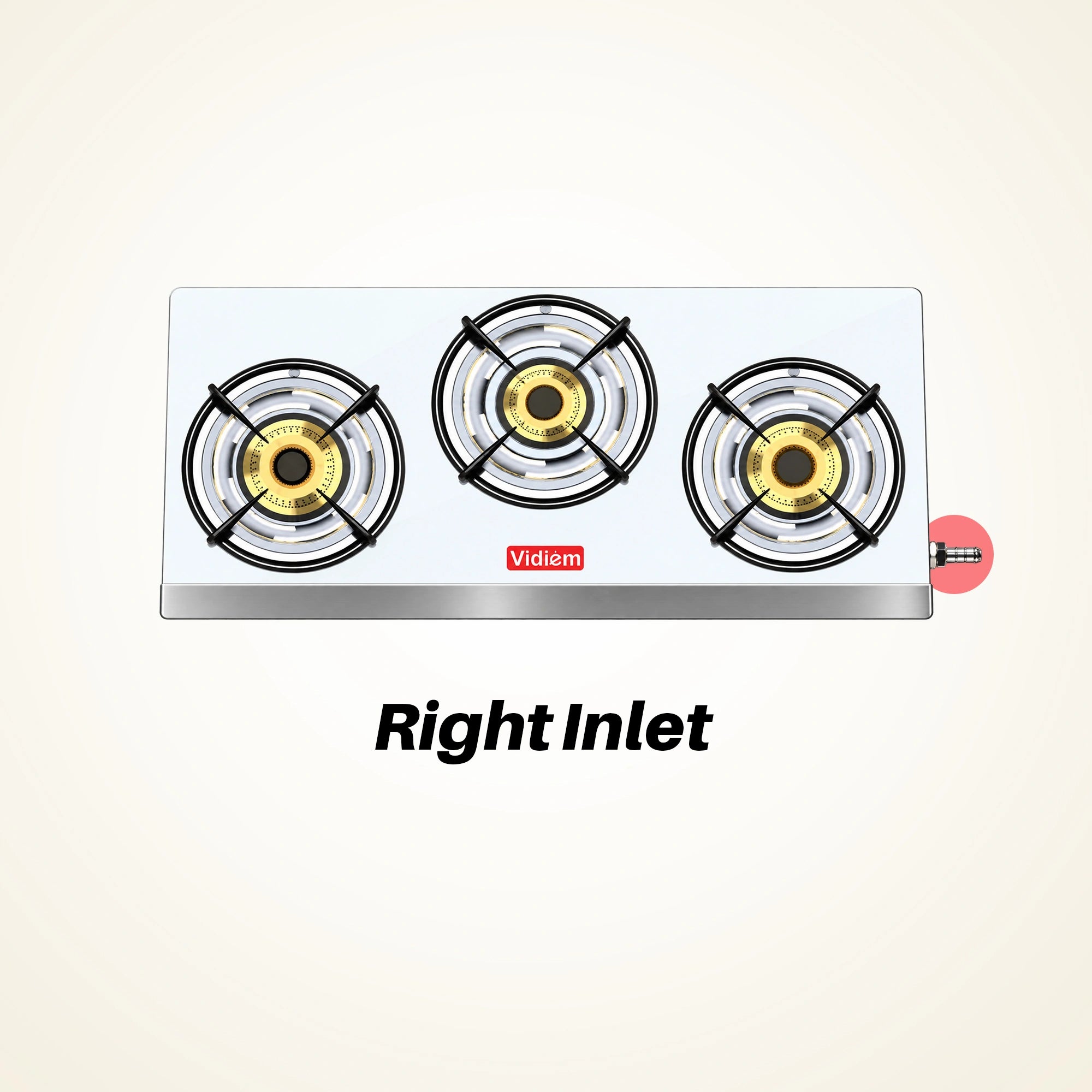 Vidiem Vector Nero 3 Burner Gas Stove | Eswaran Appliances